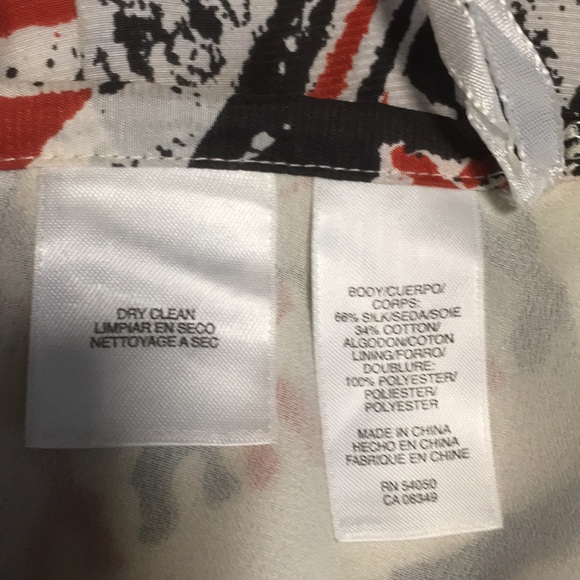 NWOT JONES N Y SZ 4. ABSTRACT TRIBAL PATTERN. - Picture 5 of 6